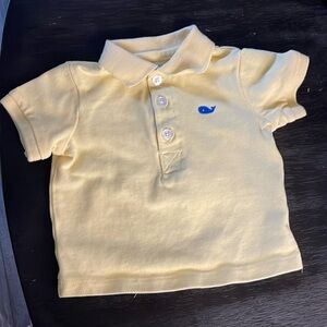 Little Me yellow polo